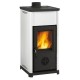 Italian wood burning stove La Nordica Tea white, 6.6kW |  |  |