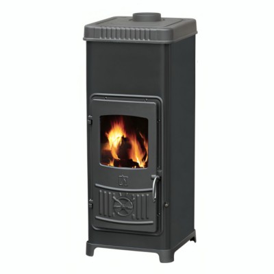 Wood burning stove Plamen Dora 10N black, 7.2kW, Log - Wood Burning Stoves