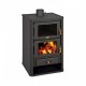 Wood burning stove with oven Prity FG 14,2kW, Log | Wood Burning Stoves | Stoves |