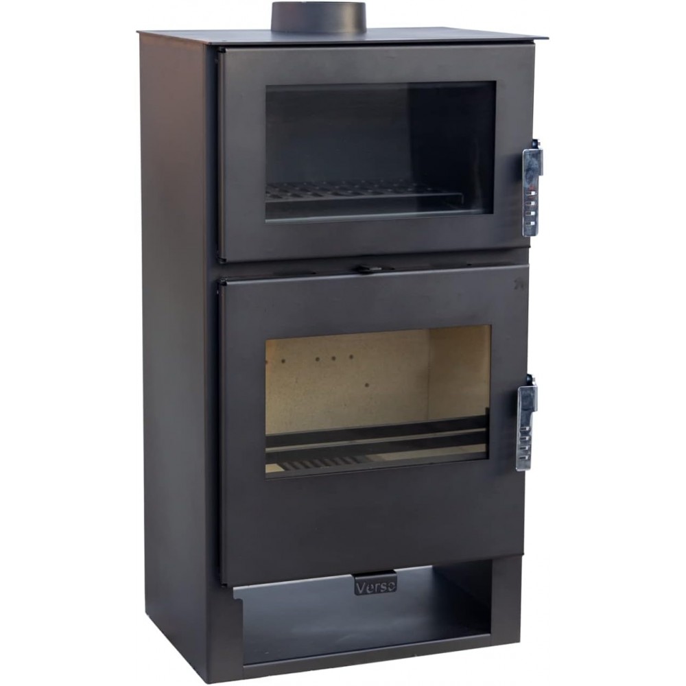 Wood burning stove with oven Verso F, 9 kW | Wood Burning Stoves | Stoves |