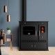Wood cooker stove Prometey Perfect Eco with left flue, 7kW | Wood Burning Stoves With Oven | Wood Burning Stoves |