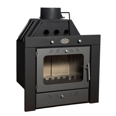 Wood Burning Fireplace Zvezda Camera B10, 15.8kW - Modern Fireplaces