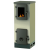 Wood burning stove with cast iron door Alfa Plam Vulkan S, 4kW, Log