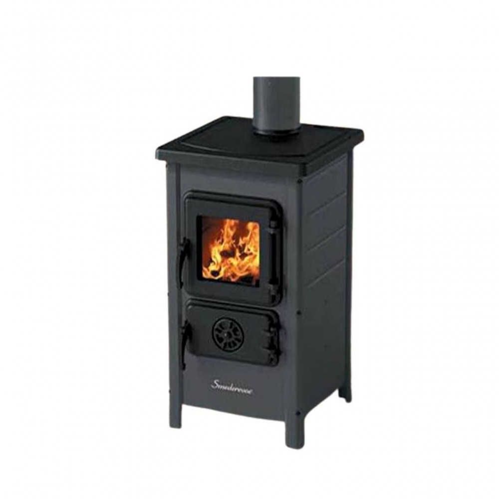 Wood burning stove MBS Happy 6kW Grey, Log | Wood Burning Stoves | Stoves |