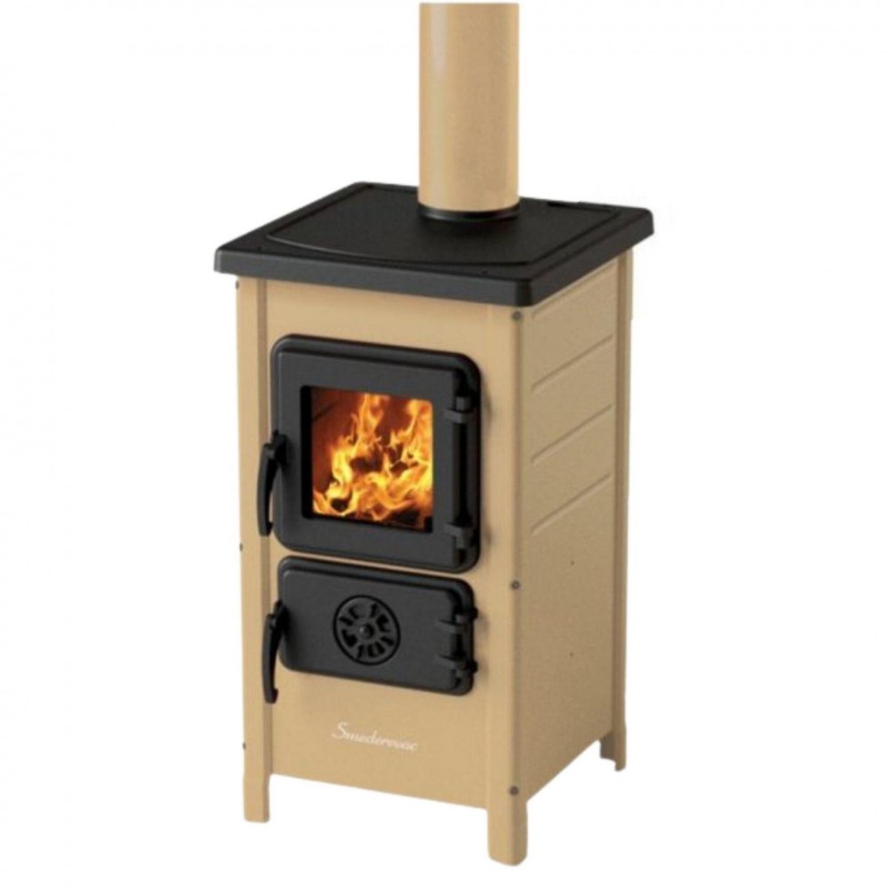 Wood burning stove MBS Happy 6kW Ivory, Log | Wood Burning Stoves | Stoves |