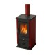 Wood burning stove with back boiler MBS Thermo Vesta Red, 11.2kW | Wood Stoves With Back Boiler | Wood Burning Stoves |