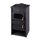 Wood burning stove Metalik Classic with solid cast iron top, 10.1 kW | Wood Burning Stoves | Stoves |
