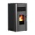 Pellet stove Alfa Plam Luca Black, 8kW