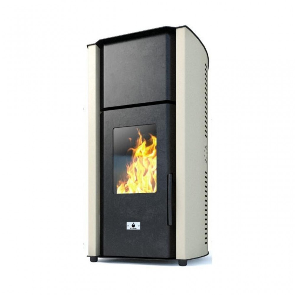 Pellet boiler stove Eco Spar Auriga Ivory, 25kW | Pellet Stoves With Back Boiler | Pellet Stoves |