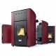 Pellet boiler stove Eco Spar Minima Bordeaux, 12kW | Pellet Stoves With Back Boiler | Pellet Stoves |