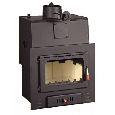 Wood Burning Fireplace with Back Boiler Prity M W22, 27kw - Fireplaces