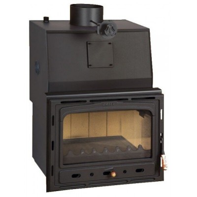 Wood Burning Fireplace with Back Boiler Prity C W28, 33.2kw - Fireplaces