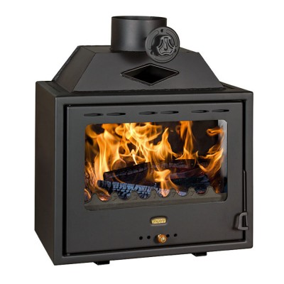 Wood Burning Fireplace Prity PS2 Right, 10.3kW - Fireplaces