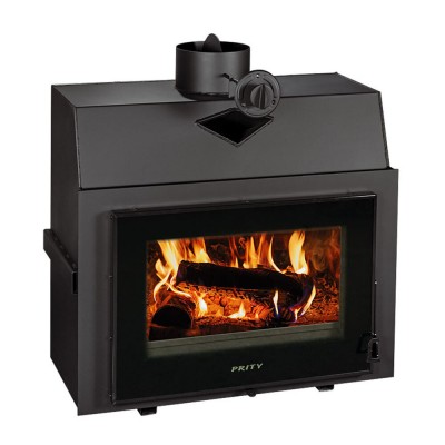Wood Burning Fireplace Prity P TV, 13kW - Wood