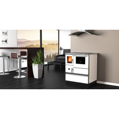 Wood cooker stove Alfa Plam Dominant 70 White, 6.3kW - Product Comparison