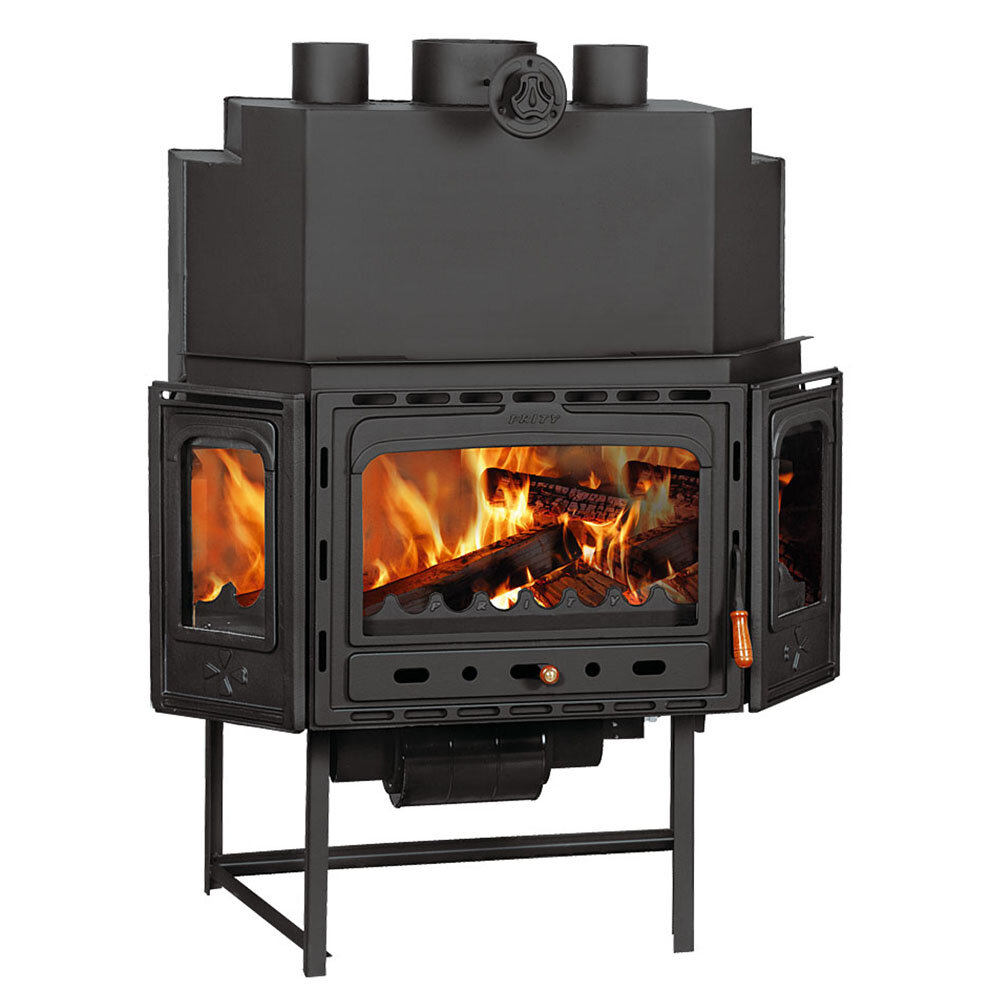 Wood Burning Fireplace Prity TC2F, 18.5kW | Wood Burning Fireplaces | Fireplaces |