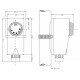 Electromechanical contact thermostat Cewal, Plastic case | Thermostats | Control Devices |