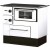 Wood cooker stove Alfa Plam Regular 46 White right, 5kW