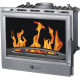 Fireplace insert Plamen Barun Termo, 15kw | Fireplaces with Back Boiler | Fireplaces |