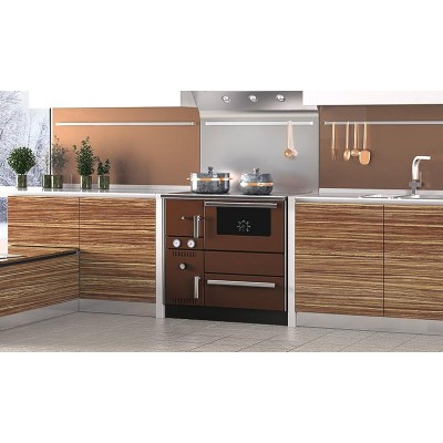 Wood burning cooker with back boiler Alfa Plam Alfa Term 20 Brown, 23kW - Product Comparison