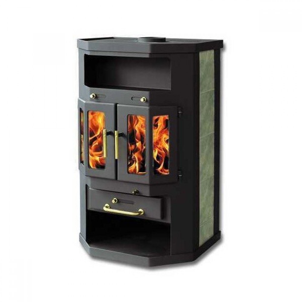 Wood burning stove BALKAN ENERGY Favorit 2KX 10kW, Log | Wood Burning Stoves | Stoves |