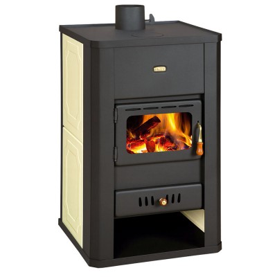 Wood burning stove with back boiler Prity S3 W17, 17.8kW - Multi Fuel Stoves With Back Boiler