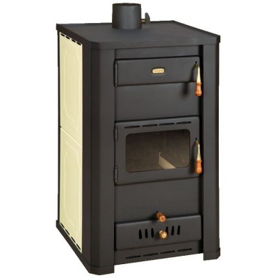 Wood burning stove with back boiler Prity S3 W21, 21.2kW - Multi Fuel Stoves With Back Boiler