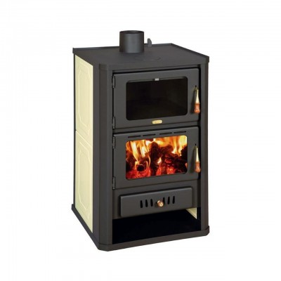 Wood Burning Stove With Back Boiler and Oven Prity FG W15, 19.8kW - Stoves
