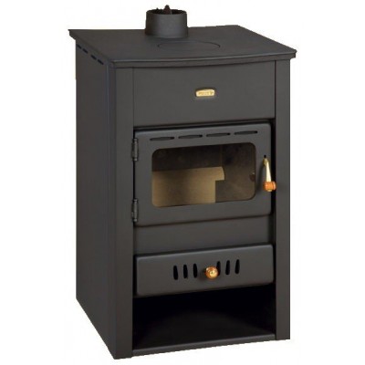 Multi Fuel Stove With Back Boiler Prity K2 CP W10, 13.3kW - Prity