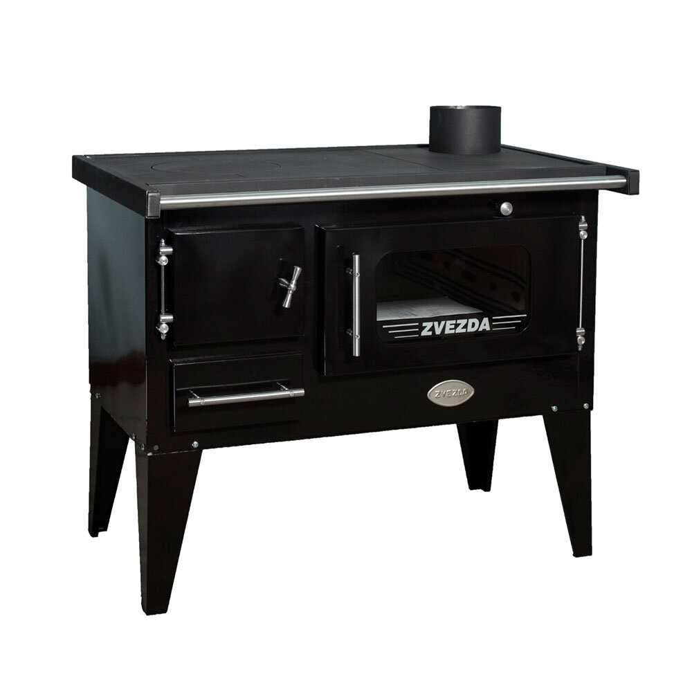 Wood cooker stove Zvezda Narodna E, 6.1kW | Wood Cooker Stoves |  |