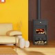 Wood burning stove with back boiler Prity K2 CP W13, 15kW | Multi Fuel Stoves With Back Boiler | Stoves |