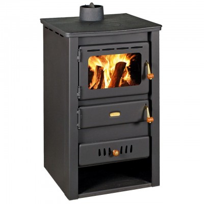 Wood burning stove with back boiler Prity K22 CP W10, 13,3kW - Multi Fuel Stoves With Back Boiler