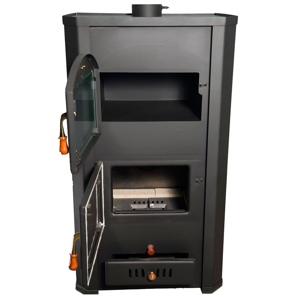 Wood Burning Stove With Back Boiler and Oven Prity FG W20, 23.8kW | Multi Fuel Stoves With Back Boiler | Stoves |