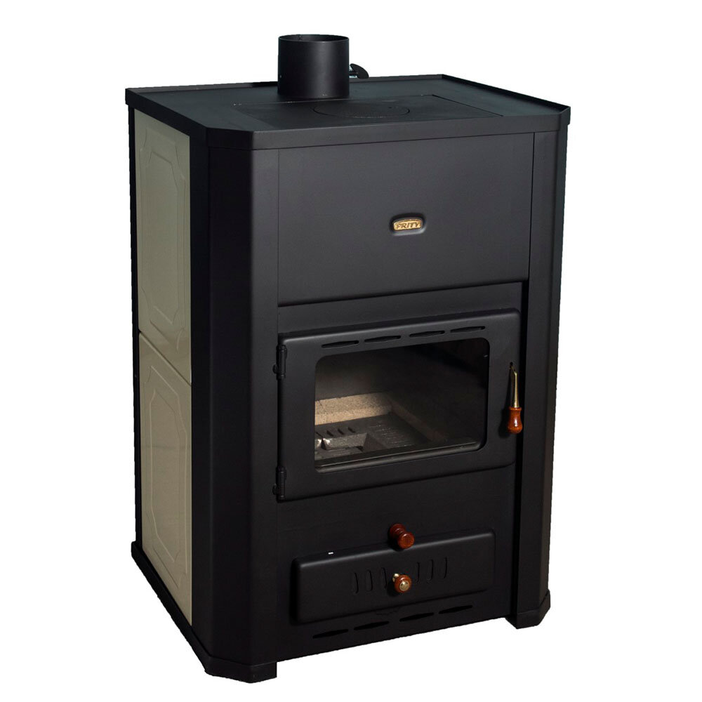 Wood burning stove with back boiler Prity WD W24, 24.3kW | Multi Fuel Stoves With Back Boiler | Stoves |