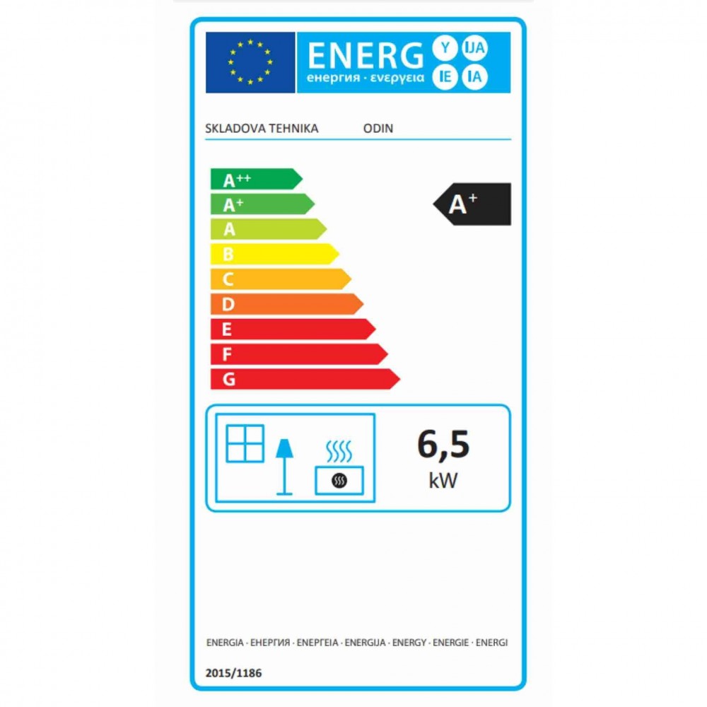 Wood burning stove Balkan Energy Odin 6.5kW, Log | Wood Burning Stoves | Stoves |