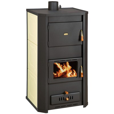 Multi Fuel Stove With Back Boiler Prity WD W29, 31.5kW - Wood