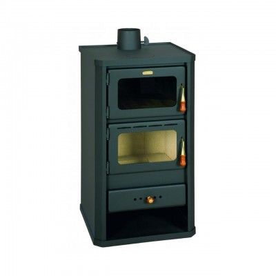 Wood burning stove with oven Prity FM 12.1kW, Log - Stoves