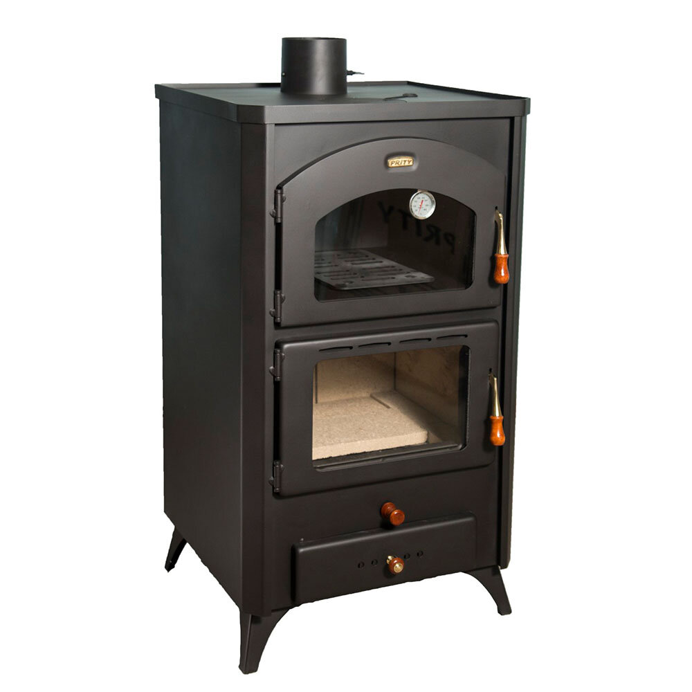 Wood burning stove with oven Prity FGR 14,2kW, Log | Wood Burning Stoves | Stoves |