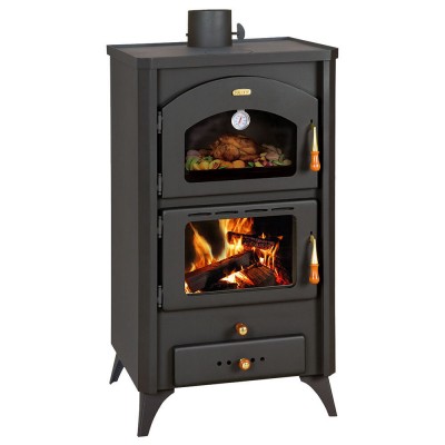 Wood burning stove with oven Prity FGR 14,2kW, Log - Stoves