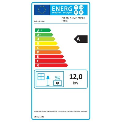 Wood burning stove with oven Prity FMS RK 12kW, Log - Product Comparison
