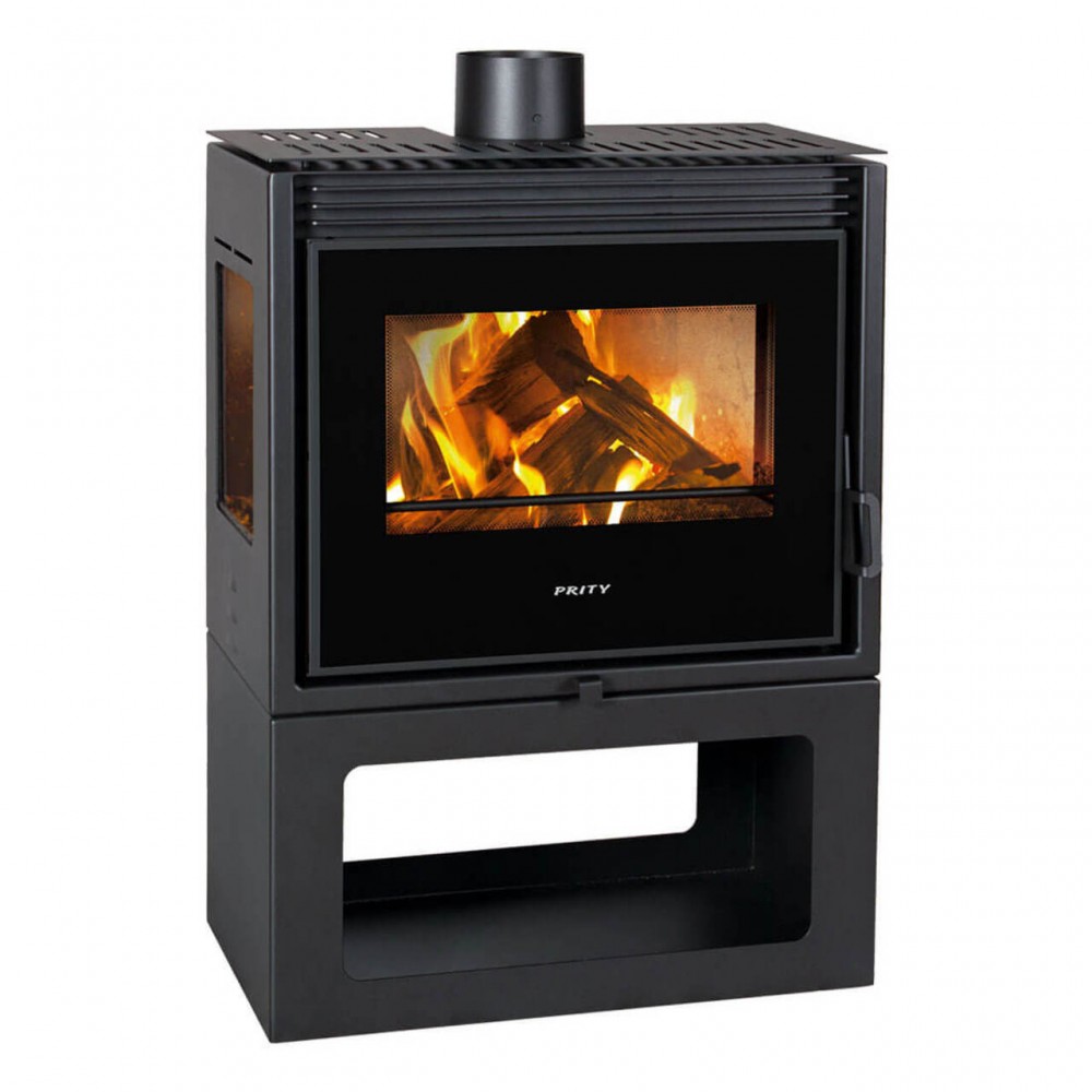 Wood burning stove Prity PM3 TV, 13kW, Log
