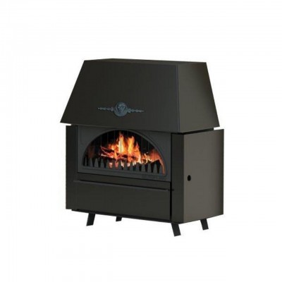 Wood burning stove Alfa Plam Rustikal 11kW, Log - Cast Iron Wood Burning Stoves