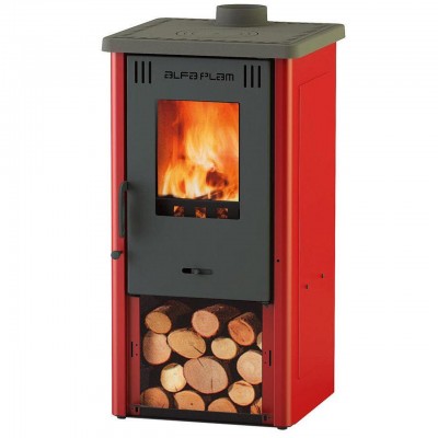 Wood burning stove Alfa Plam Elita 6kW, Log - Stoves