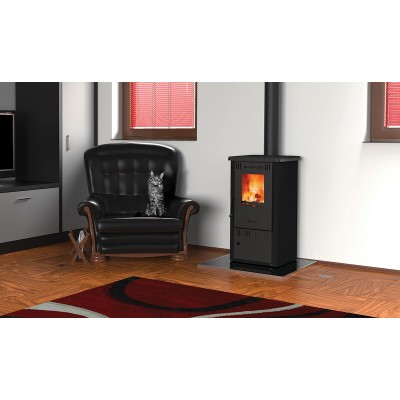 Wood burning stove Alfa Plam Elita 2 Anthracite, 6kW, Log - Product Comparison