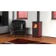 Wood burning stove Alfa Plam Elita 2 Red, 6kW, Log | Wood Burning Stoves | Stoves |