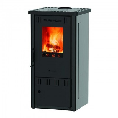 Wood burning stove Alfa Plam Elita 2 Anthracite, 6kW, Log - Product Comparison
