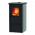Wood burning stove Alfa Plam Elita 2 Anthracite, 6kW, Log