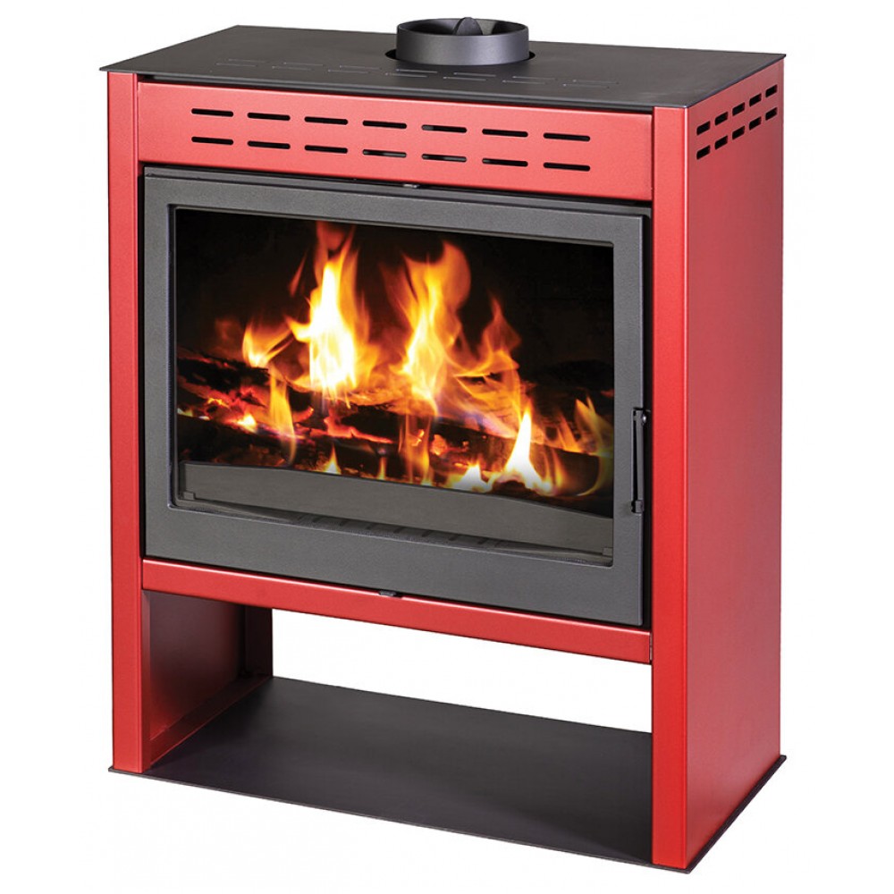 Wood burning stove Victoria 05 Onyx (Red), 14kW, Log | Wood Burning Stoves | Stoves |