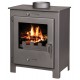 Wood burning stove Balkan Energy Nero Black 6kW, Log | Wood Burning Stoves | Stoves |