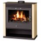 Multi Fuel Boiler Stove Victoria 05 Rubin BO, Ivory, 13kW | Multi Fuel Stoves With Back Boiler | Stoves |